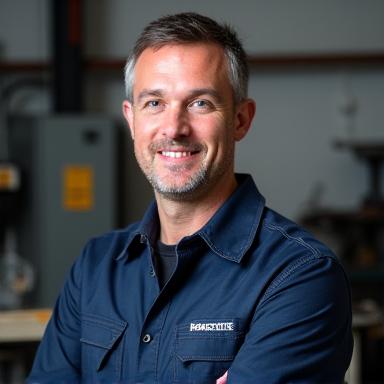 Porträt von Markus Bauer, Servicetechniker